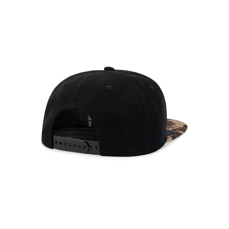 Tapout Cherokee Cap, Black/Camo Woodland