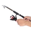Telescopic Fishing Rod and Reel Combo Kit with Lure Outdoor