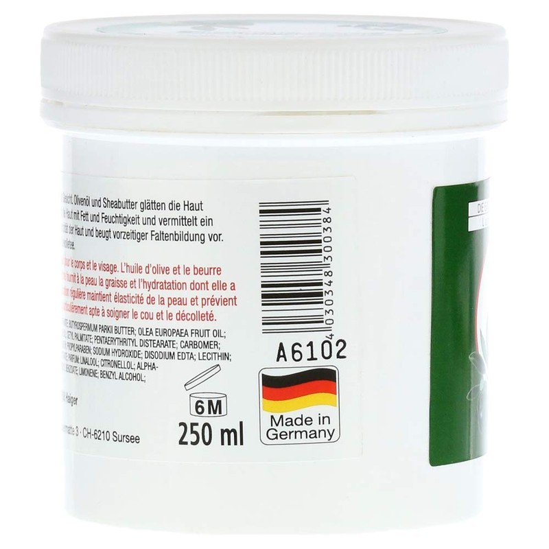 Dr. Sachers Body Butter with Oive Oil & Shea Butter