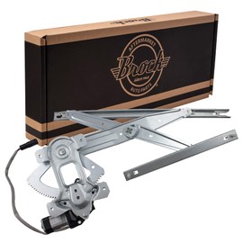 Brock Replacement Drivers Rear Power Window Lift Regulator w/Motor Assembly Compatible with 1999-2012 F250 F350 F450 Super Duty Crew Cab Pickup Truck