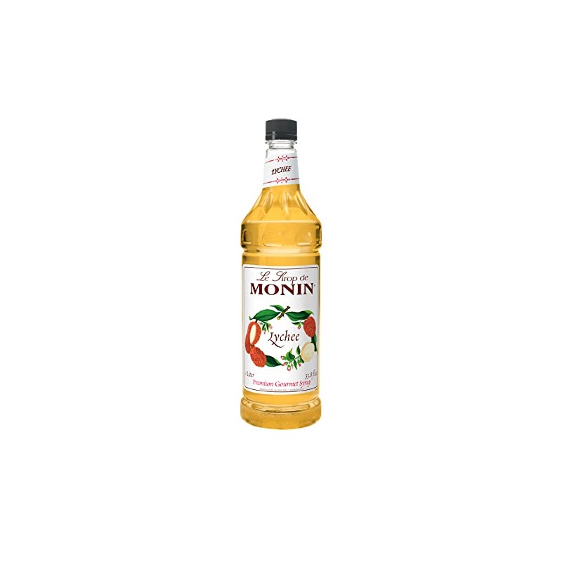 Monin - Lychee, Great for Teas, Lemonades, Smoothies, & Cocktails,