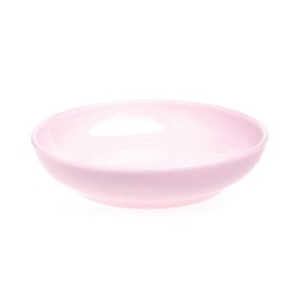 Plain & Simple Pattern - Multi Size Bowls -Crown Tuscan Pink Glass - Mosser Glass - USA (Large)