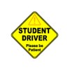 Vinyl Junkie Graphics Warning Student Driver Sticker/Decal