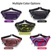 NSYOOMH Large Fanny Packs for Women, 5-Zipper ​Pockets Water Resistant