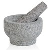 Maxam Grey Mortar and Pestle Set - 5 Inch -