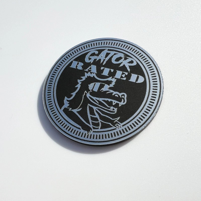 FMSgear Pair (2) GATOR Rated Fender Badges fits JEEP WRANGLER