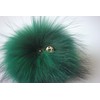 Chunxiao DIY Raccoon Fur Pom Pom Ball with Press Snap