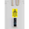 Security Smart Video Door Bell/Doorbell Recording Sticker 40mm x 65mm