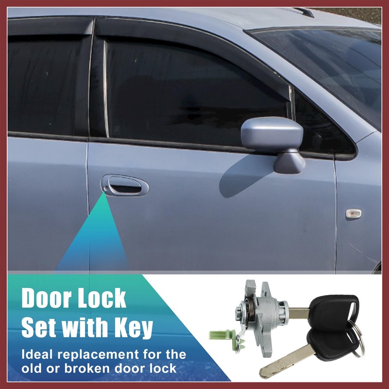 HEROFFIX 1 Set Door Lock Cylinder Set Kit with 2