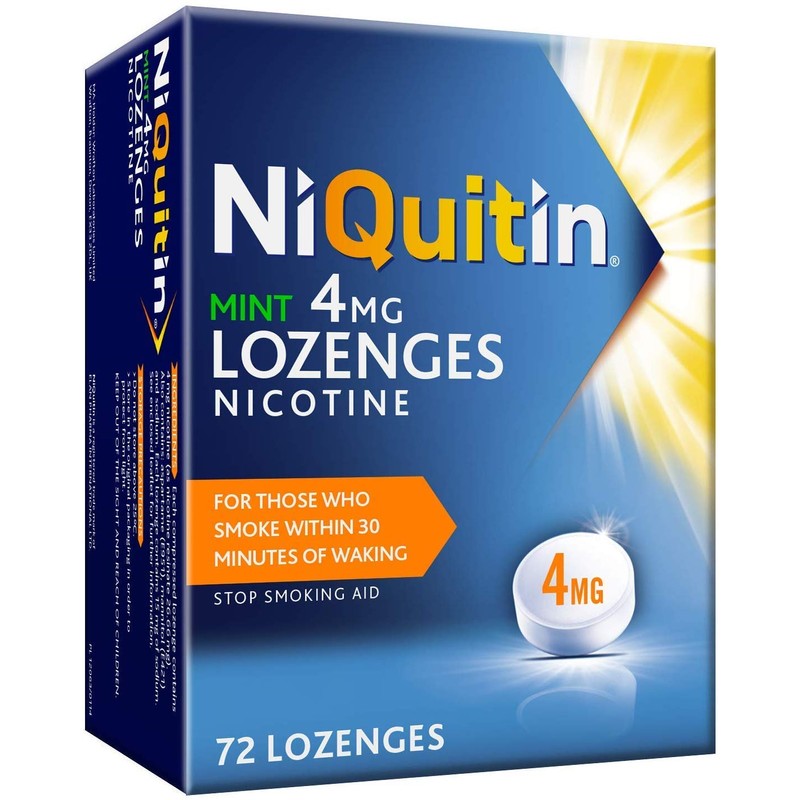Niquitin Lozenges 4mg Mint - 72 Lozenges