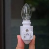 Stained Glass Angel Night Light Decorative Accent Lite Wall Plug