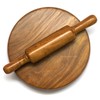 Sheesham Wooden Chakla Belan | Wooden Rolling Pin & Board