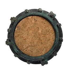 Nautical Tropical Imports Set of 4 Porthole Shaped Drink Coasters Heavy Duty Design