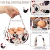 Cutecrop 2 Pcs Egg Collecting Apron with 15 Pocket Gathering