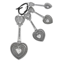 Ganz MSRNG SPNS 4PCSET,ZI Hearts Measuring Spoons