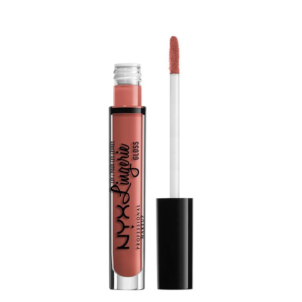 NYX PROFESSIONAL MAKEUP Lip Lingerie Gloss - Bare With Me, Pale Nude