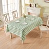 BALCONY & FALCON Rectangular Checkered Tablecloth Waterproof Washable Gingham Reversible