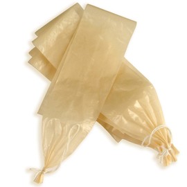 UltraSource 145026 Fibrous Casings, PreStuck/String Tied, 2.5" Size, 24" Length, Clear (Pack of 100)