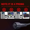 MICTUNING 2PCS 10FT 4 Pin Extension Cables - Exclusive for