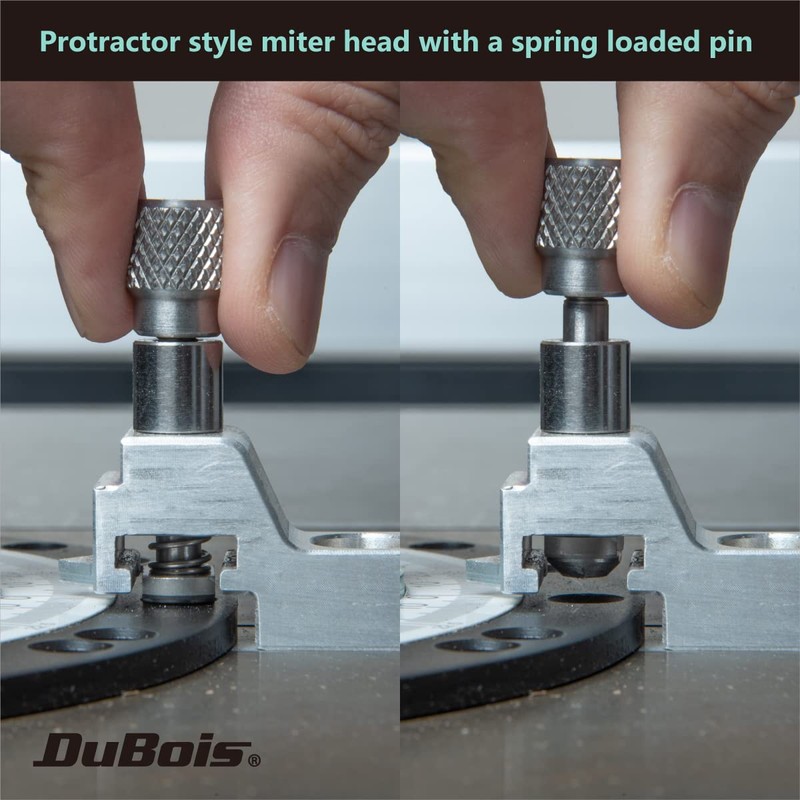 DuBois 51008 Table Saw Miter Gauge with 13 Precise Angle