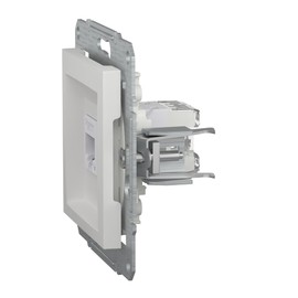 Schneider Electric Asfora EPH4770121D RJ45 Cat.6e Flush-Mounted 1-Way Network Socket Data Socket IDC White