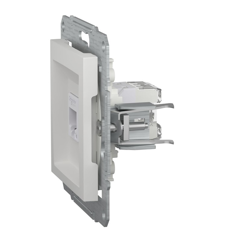 Schneider Electric Asfora EPH4770121D RJ45 Cat.6e Flush-Mounted 1-Way Network Socket