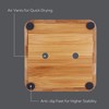Deluxe Universal Knife Block with Slots for Scissors and Sharpening