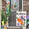 zeevly Easter Gnomes Garden Flag 12x18 Inch Double Sided Carrot