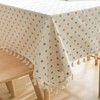 THGOAU Tablecloth Cotton Linen Table Cover, Durable, Heat Resistant, Dustproof,