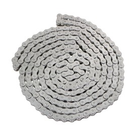 TINVHY 40SS Stainless Steel Roller Chain with 1 Free Connecting Link 10 Feet