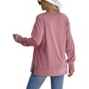 Saloogoe Cute Tops for Women Trendy Side Split Sweatshirts 2024