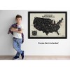 GEOJANGO Baseball Stadium Map Poster - Vintage Edition (24Wx18H inches)