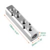 LDEXIN 4 Way Pneumatic Manifold Air Distribution Block, Compressed Air