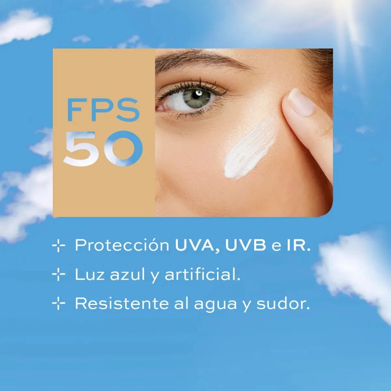 Set De 3 Bloqueadores Facial L'bel Defense Anti-edad Fps50