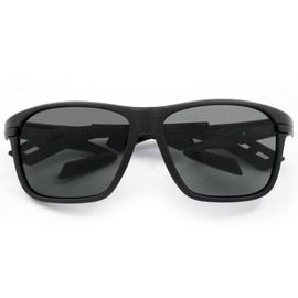 AirFly AF-402 Build in Polarized Gray Lens Set C-1PG [Black Matt/Polarized Gray Lens]