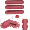 3Pcs Plastic Surfboard Fin Plug Base Finned Box Surfing Board