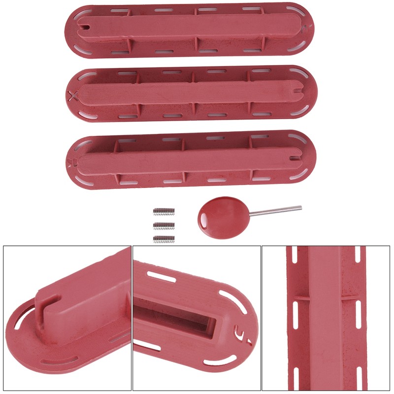 3Pcs Plastic Surfboard Fin Plug Base Finned Box Surfing Board