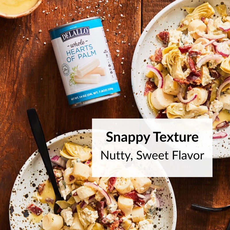 DeLallo Whole Hearts of Palm, All Natural, Harvested in South