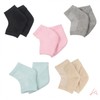 Heel moisturizing socks, heel socks, sleeping socks, heel protectors, sole protectors cracked heels pink 2ea