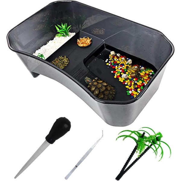 Does not apply Plastic Turtle Tank Reptile Habitat Pet Terrariums