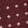 Com Size 98-85NC11-202 Square Dot Necktie, red (bordeaux)