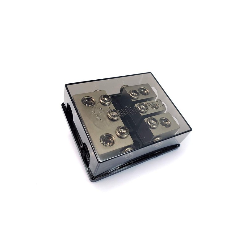KnuKonceptz Bassik High Current 3 Way 0 Gauge Fuse Distribution