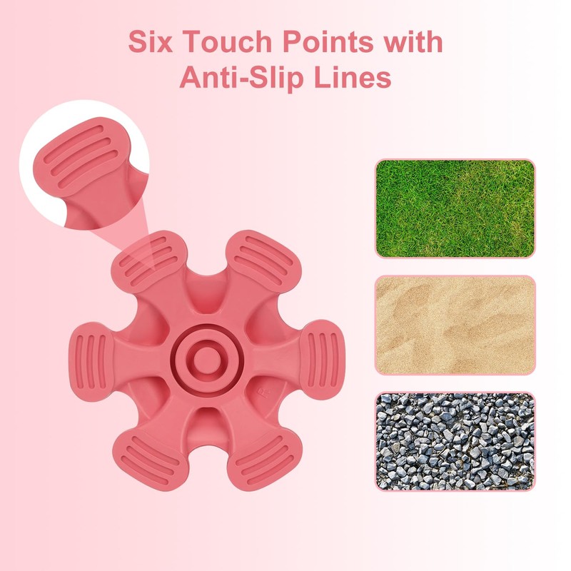 supregear Cane Tip, 3/4 Inch Self-Standing Rubber Cane Tip Rubber