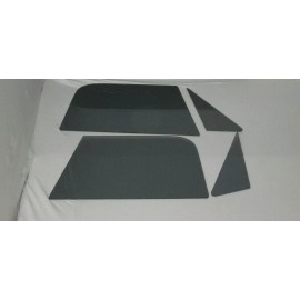 Auto City Classic Side Glass for 1967 Chevy GMC Pickup Truck Vent Door Custom Smoke Grey