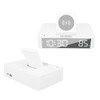 10W Digital Alarm Clock One Button Lifting LED Mirror Electronic