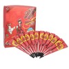 12pcs 0.9oz Temporary Tattoo Paste Red Professional Waterproof Safe DIY