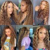 QEUOPE Ombre Brown Deep Wave Bundles Human Hair P427 Highlight