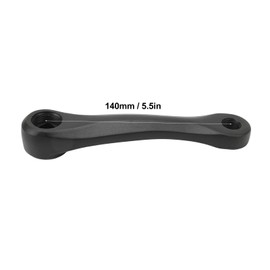 Alomejor Bicycle Hole Crank 140 mm Lightweight Aluminium Alloy Electric Bicycle Crank Leg for Replacement