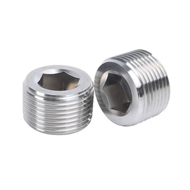 Yoebor Metric Stainless Steel 304 Hex Socket Countersunk Pipe Plug Kit 18pc