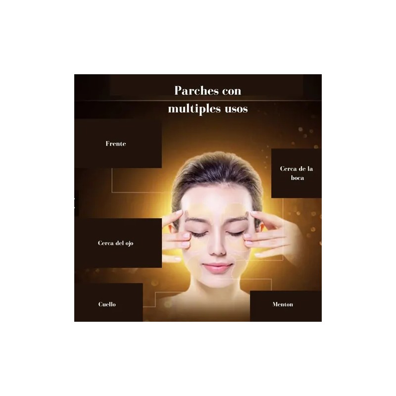Parches Colágeno Gold Mascarilla Antiojera Arrugas 10 Pares